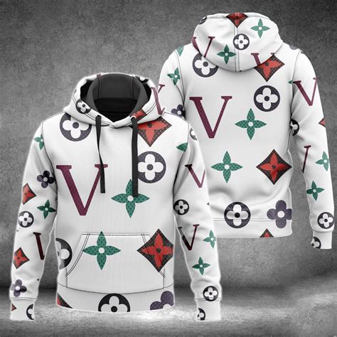 louis vuitton white hoodie.